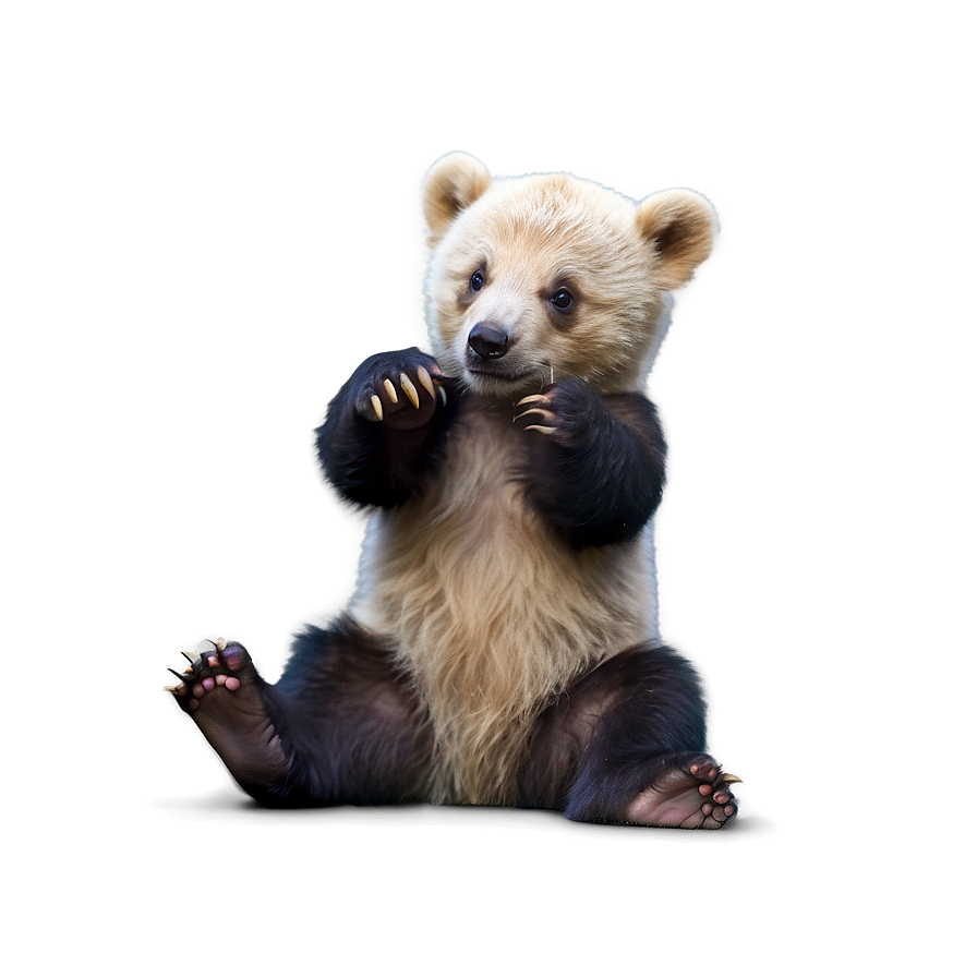 Playful Bear Cub Png Slo