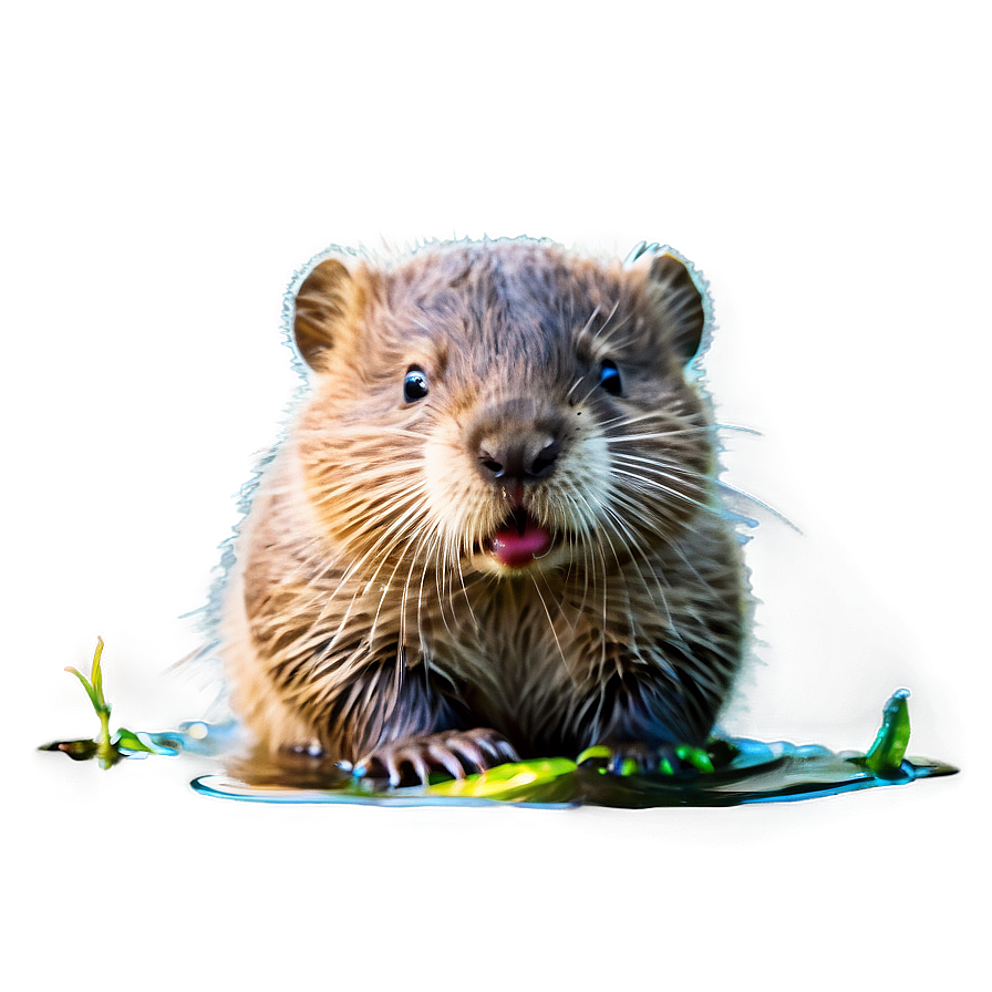 Playful Beaver Cub Png Hnr3