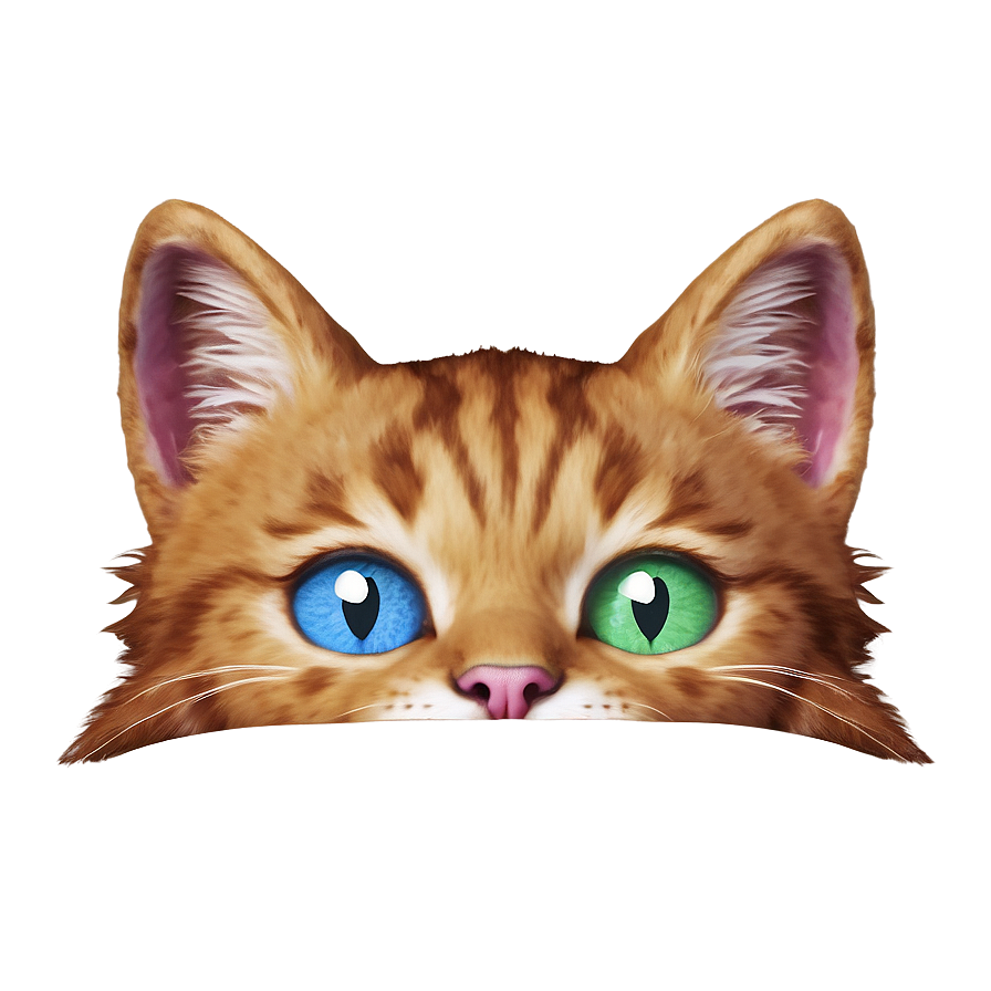 Playful Cat Ear Emoji Png Mdj