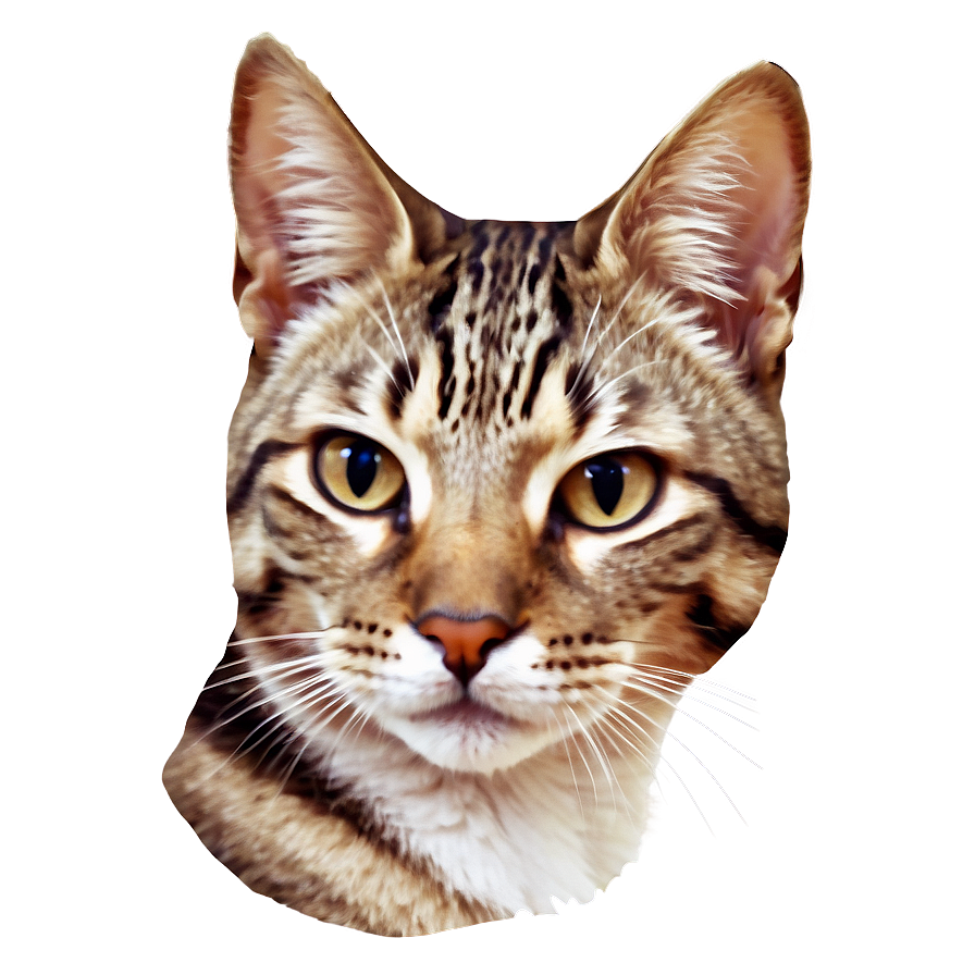 Playful Cat Head Cartoon Png Ywl