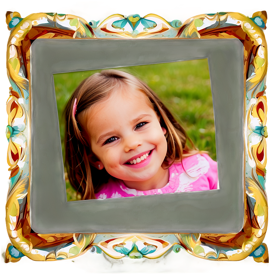 Playful Cute Frame Png 87