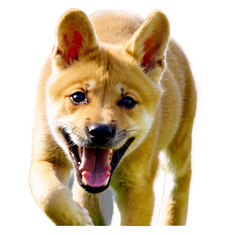 Playful Dingo Puppy Png Ncq72