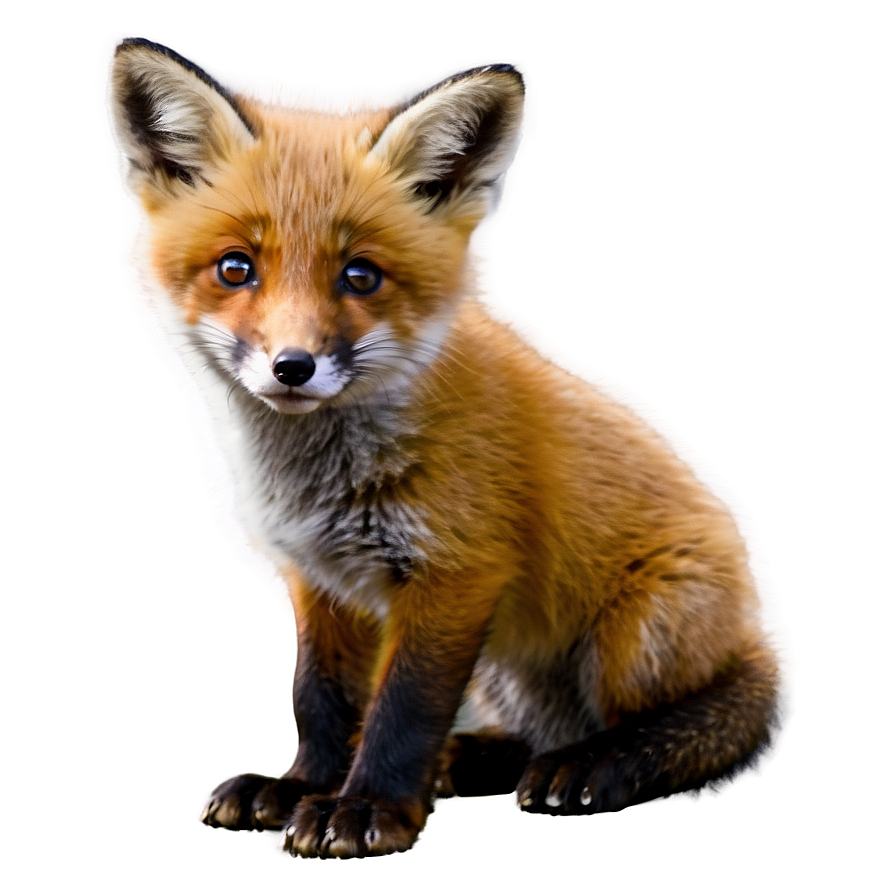 Playful Fox Cub Png Owl