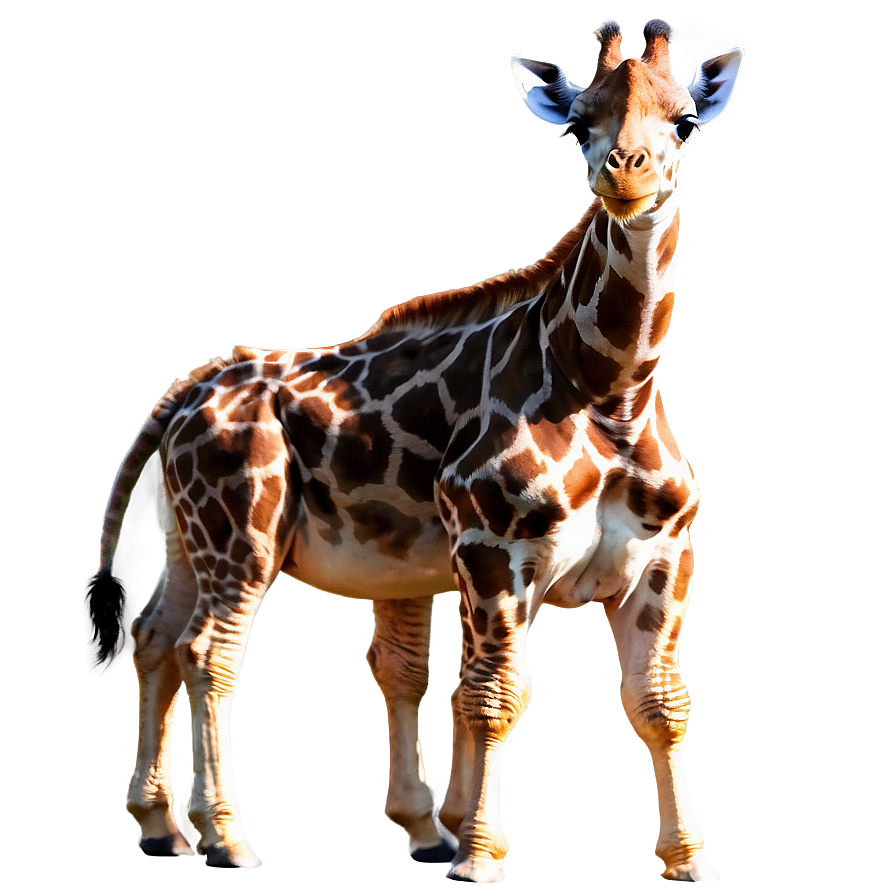 Playful Giraffe Calves Png 05062024