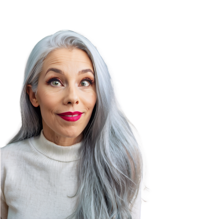 Playful Grey Hair Png 06282024