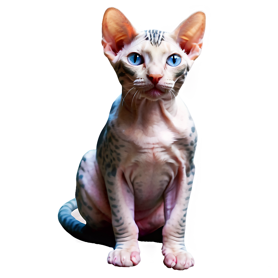 Playful Hairless Cat Png Ugr