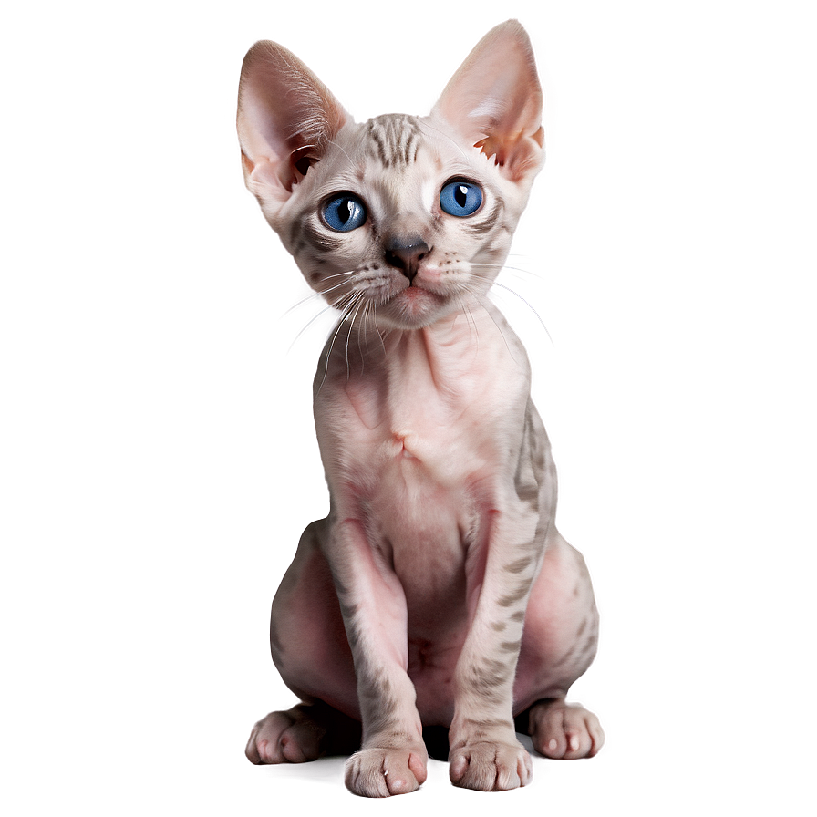 Playful Hairless Kitten Png 74