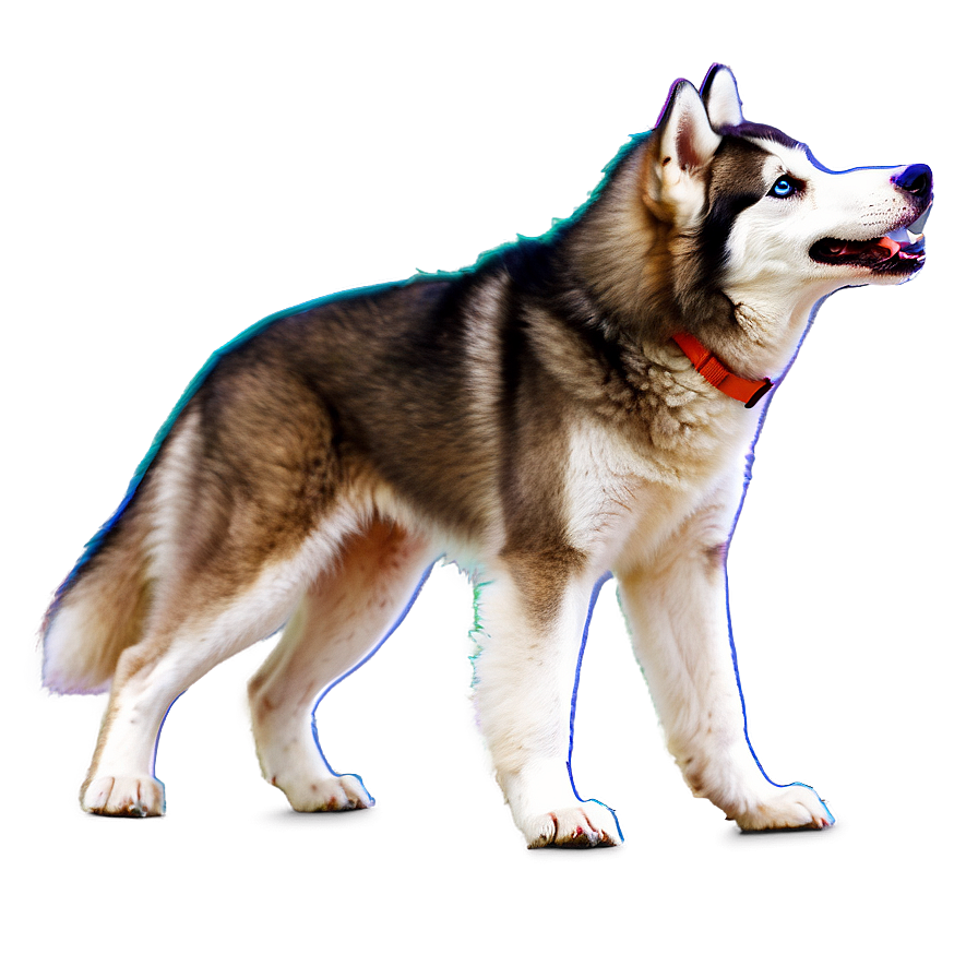 Playful Husky Dog Png Dmk