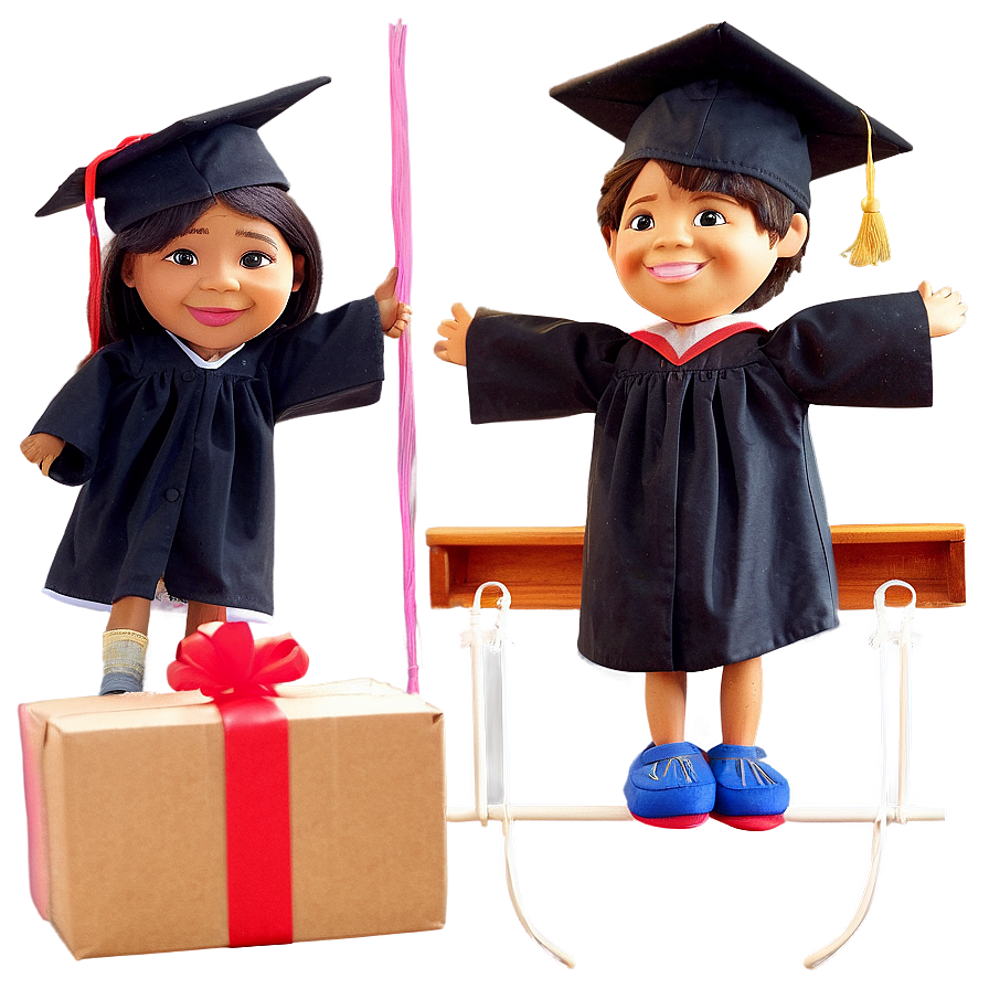 Playful Kindergarten Graduation Puppets Png 99