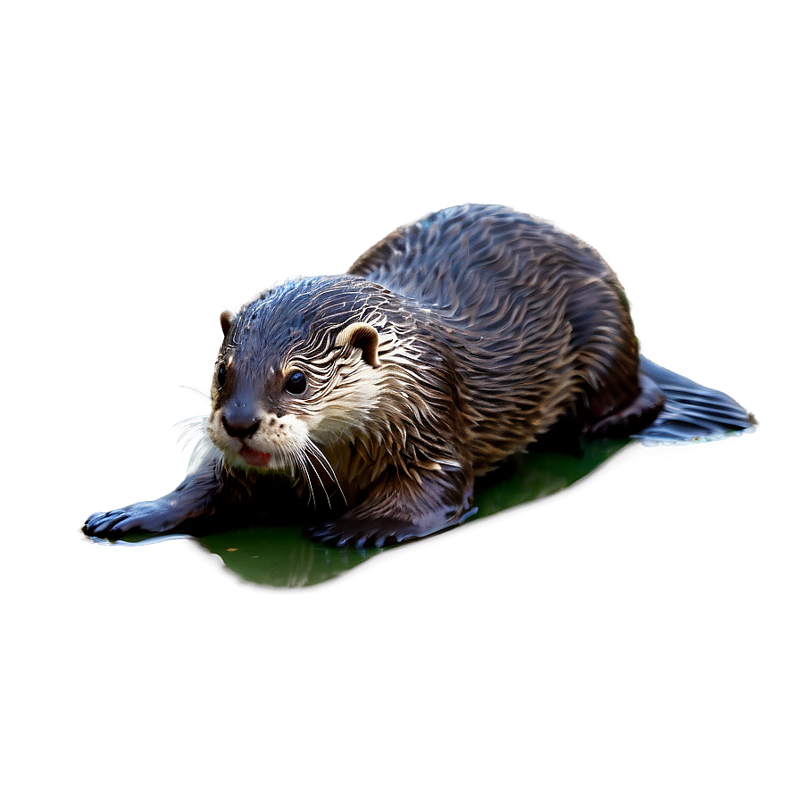 Playful Otter Png Imk