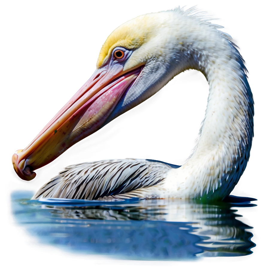 Playful Pelican In Water Png Ggp