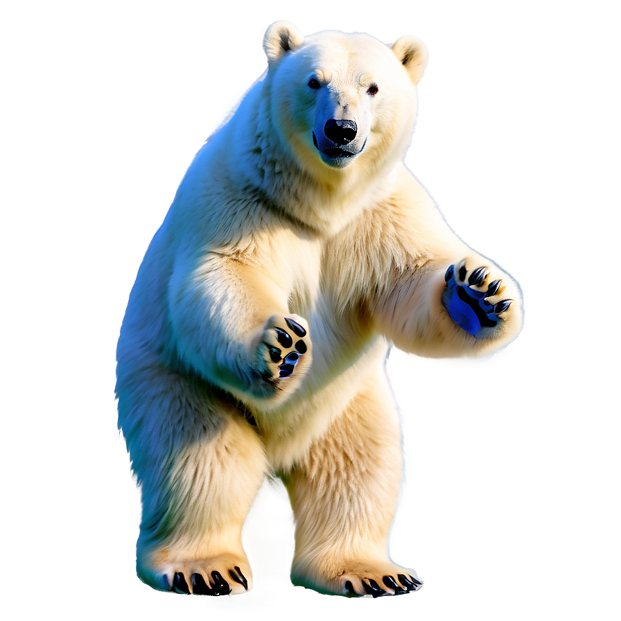 Playful Polar Bear Png 05062024