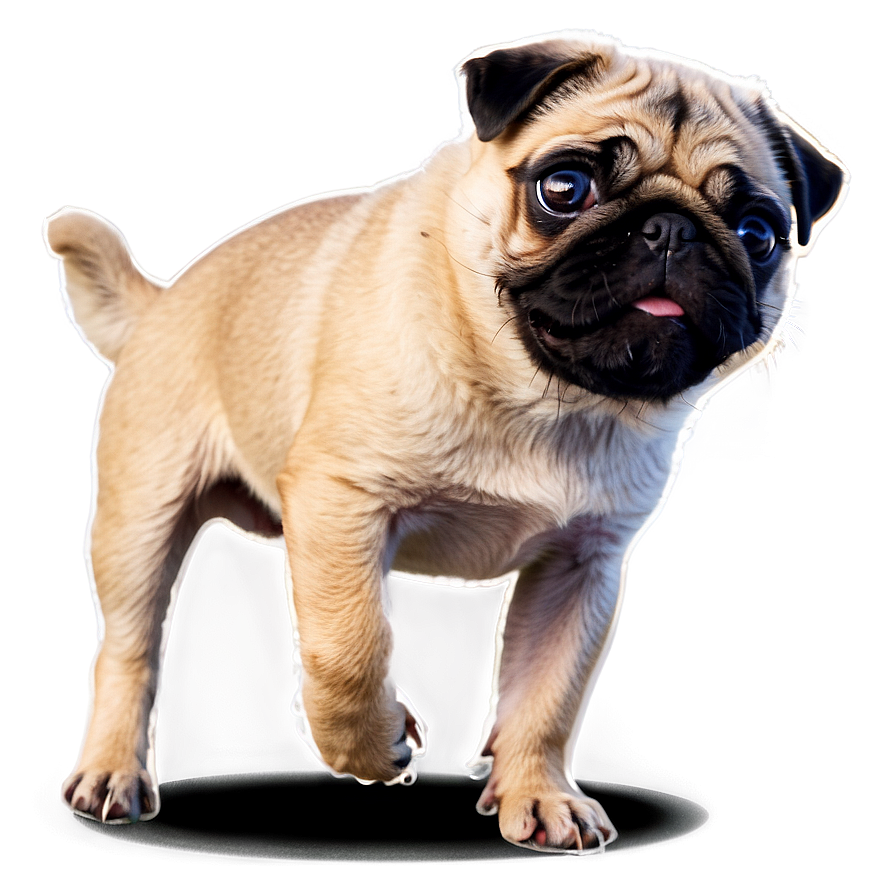 Playful Pug Puppy Png 05232024