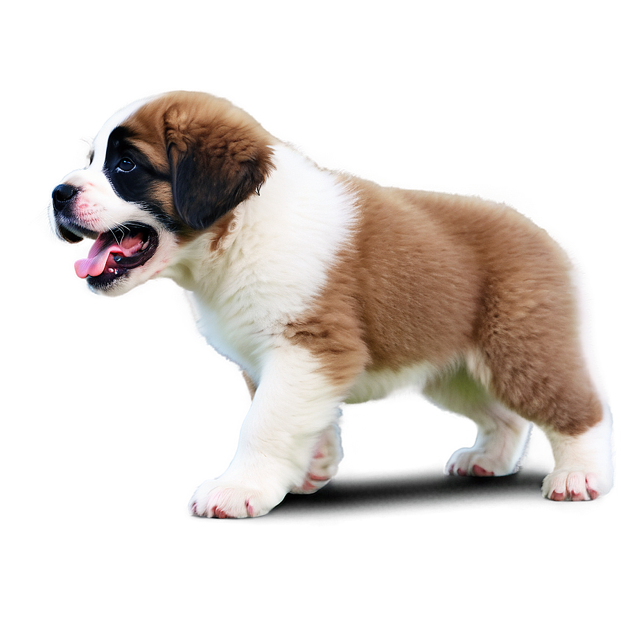 Playful Saint Bernard Puppies Png 06252024