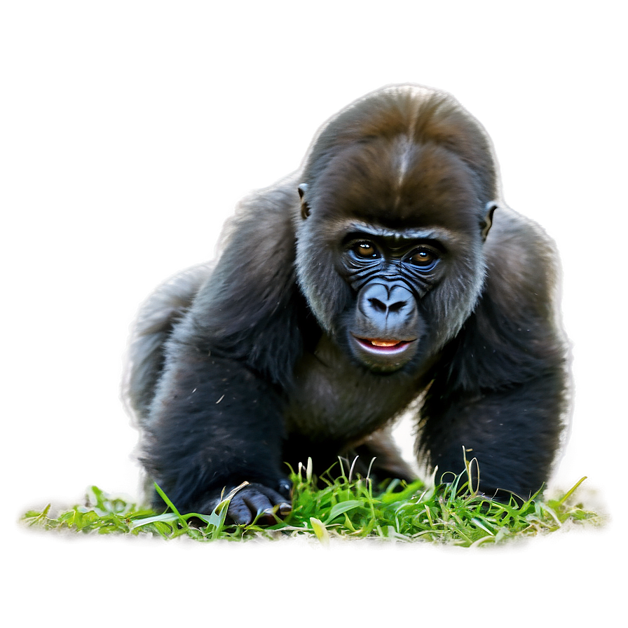 Playful Young Gorilla Png 77