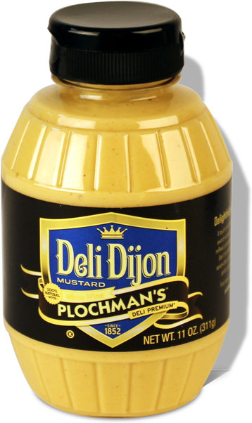 Plochmans Deli Dijon Mustard Bottle