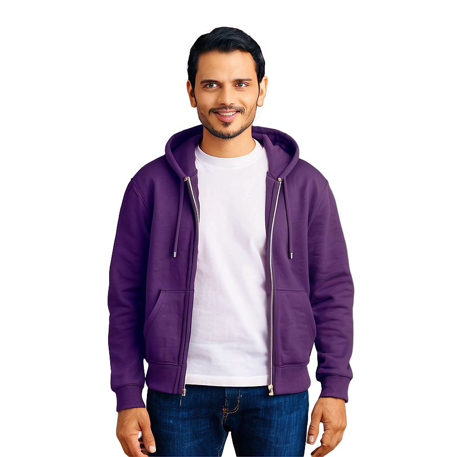 Plum Purple Hoodie Representation Png 06292024