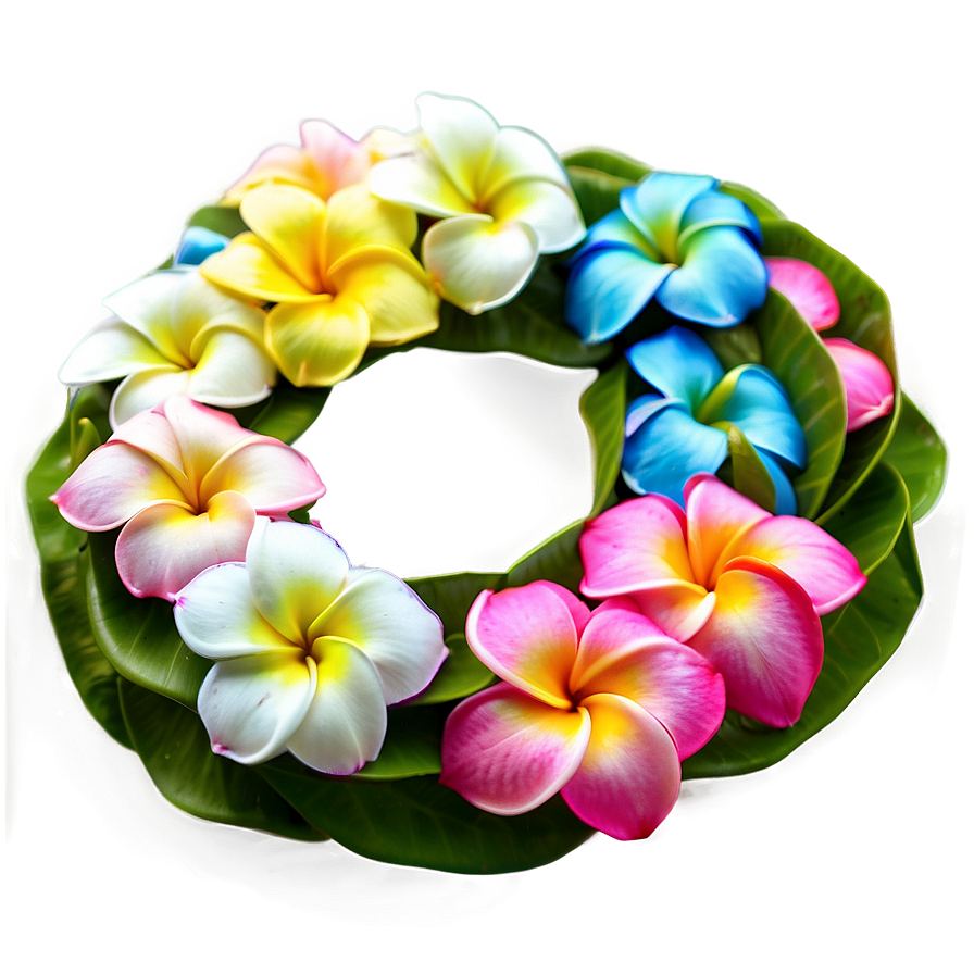 Plumeria Hawaiian Lei Png Kaw