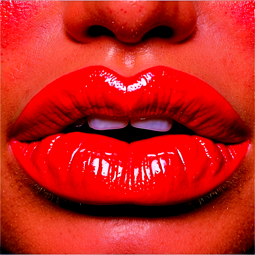 Plump Glossy Lips Png 44