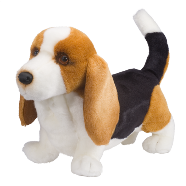 Plush Basset Hound Toy