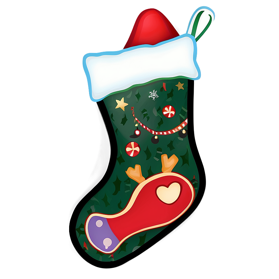 Plush Christmas Stocking Png Rqc