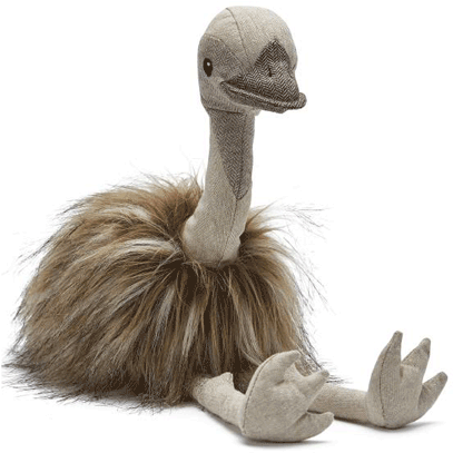 Plush Emu Toy Sitting