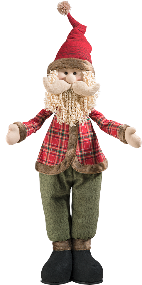 Plush Santa Figurinewith Beard