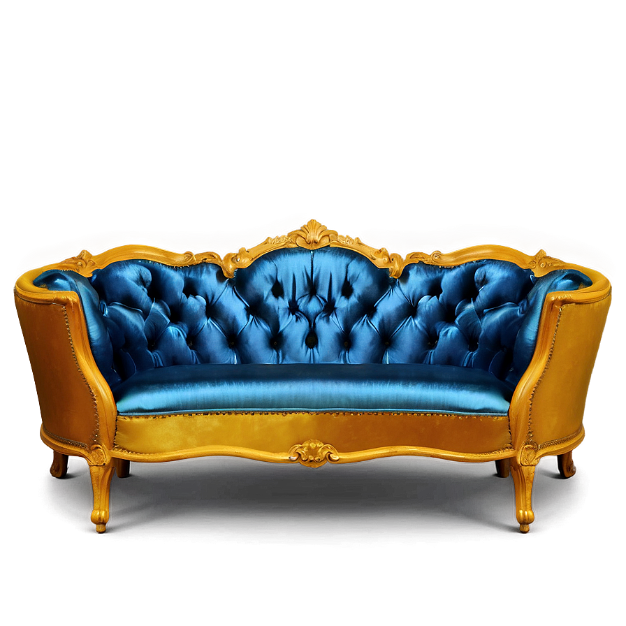 Plush Velvet Sofa Png 06262024