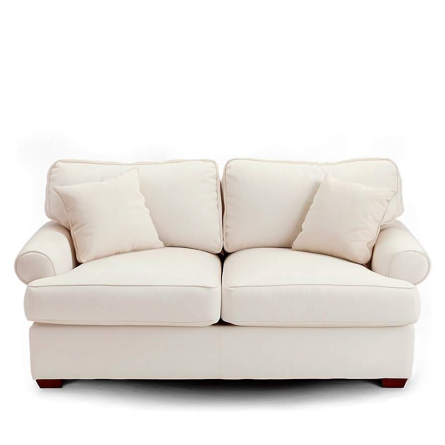 Plush White Couch Png Gci