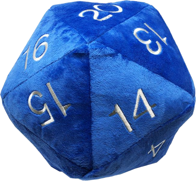 Plush20 Sided Dice