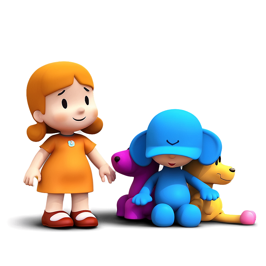 Pocoyo And Loula Friendship Png 23