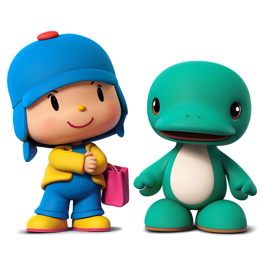 Pocoyo And Pato Best Friends Png Sgd99