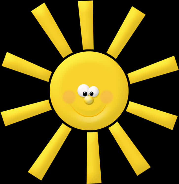 Pocoyo Animated Sun Character