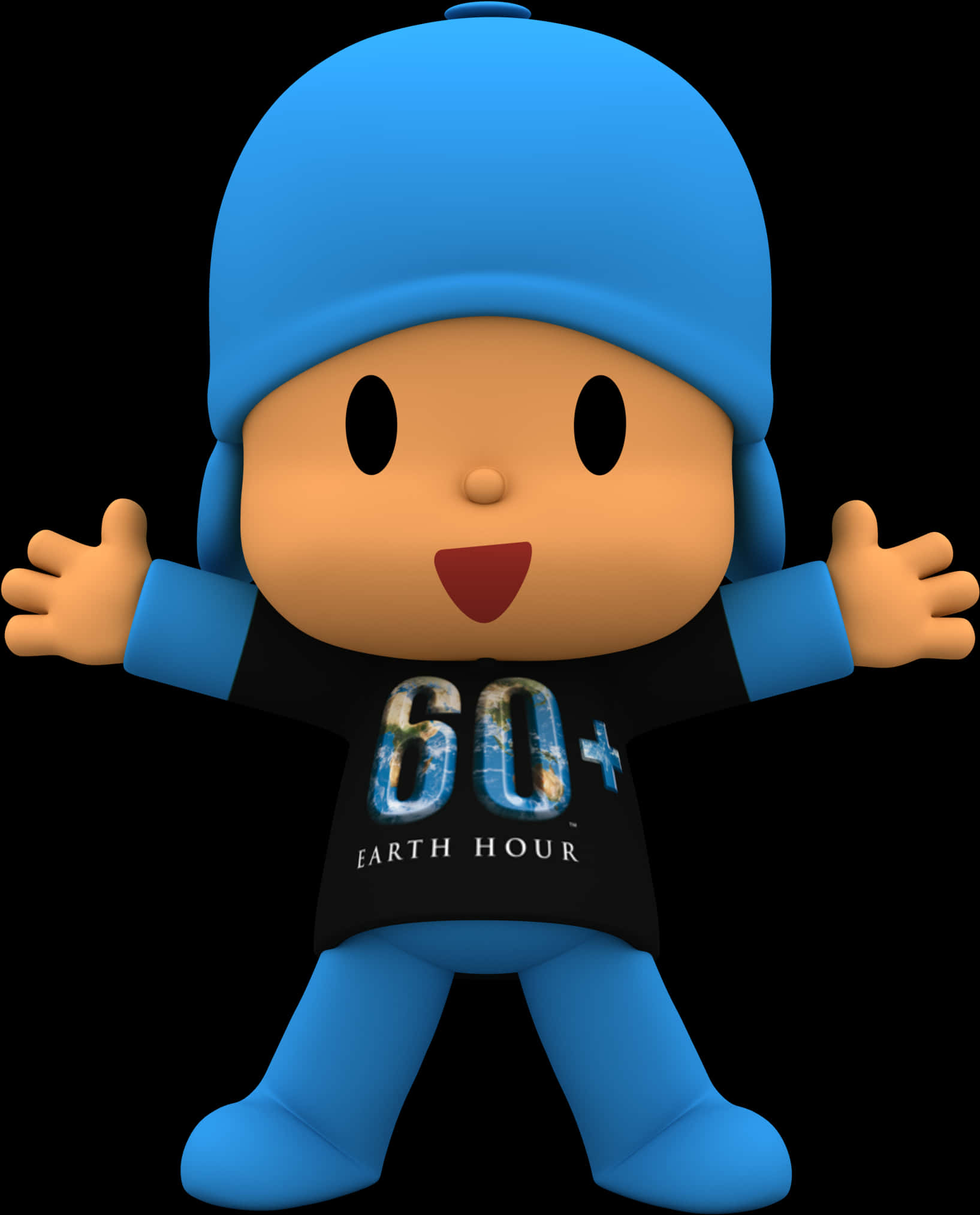 Pocoyo Earth Hour Support