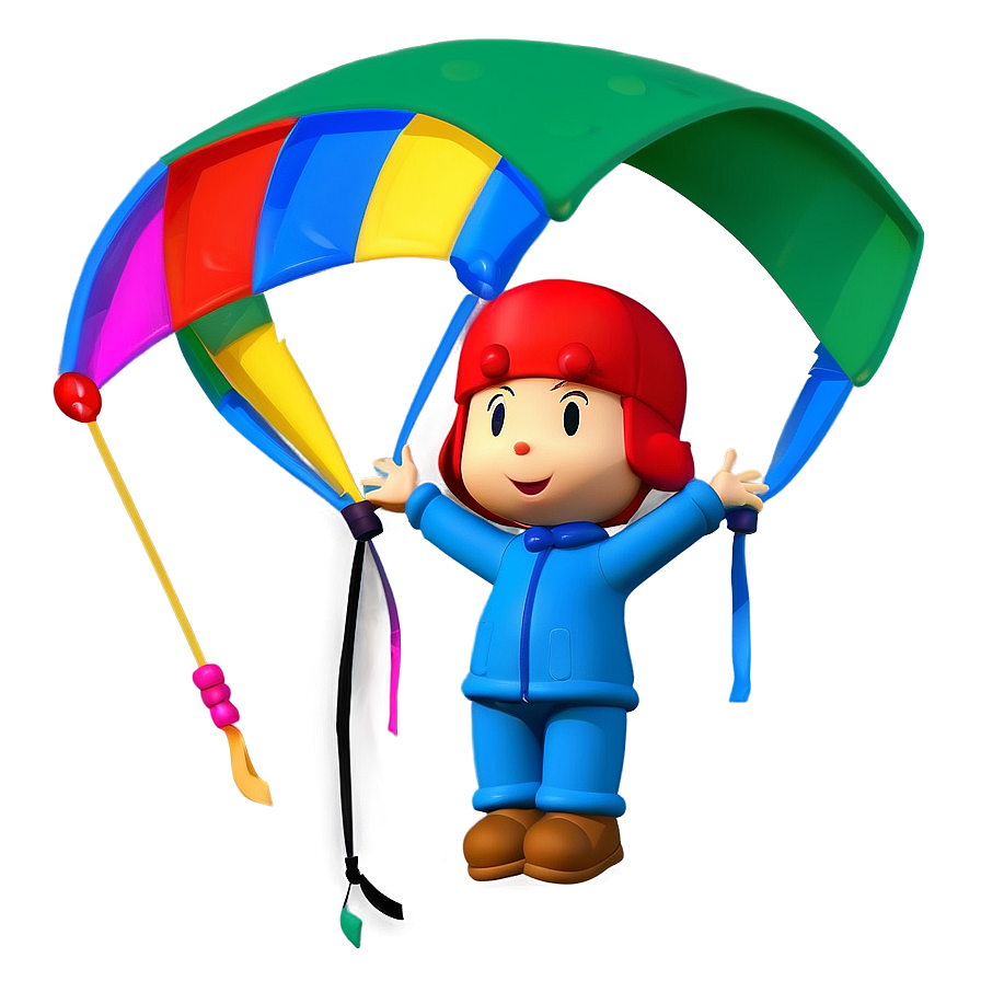 Pocoyo Flying Kite Png 05232024