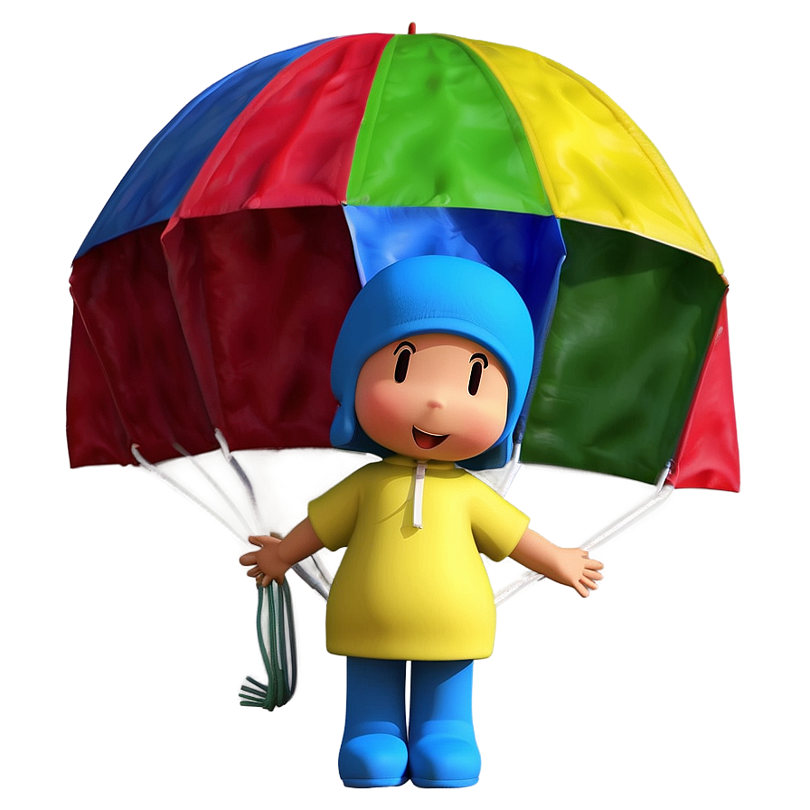 Pocoyo Flying Kite Png 05232024