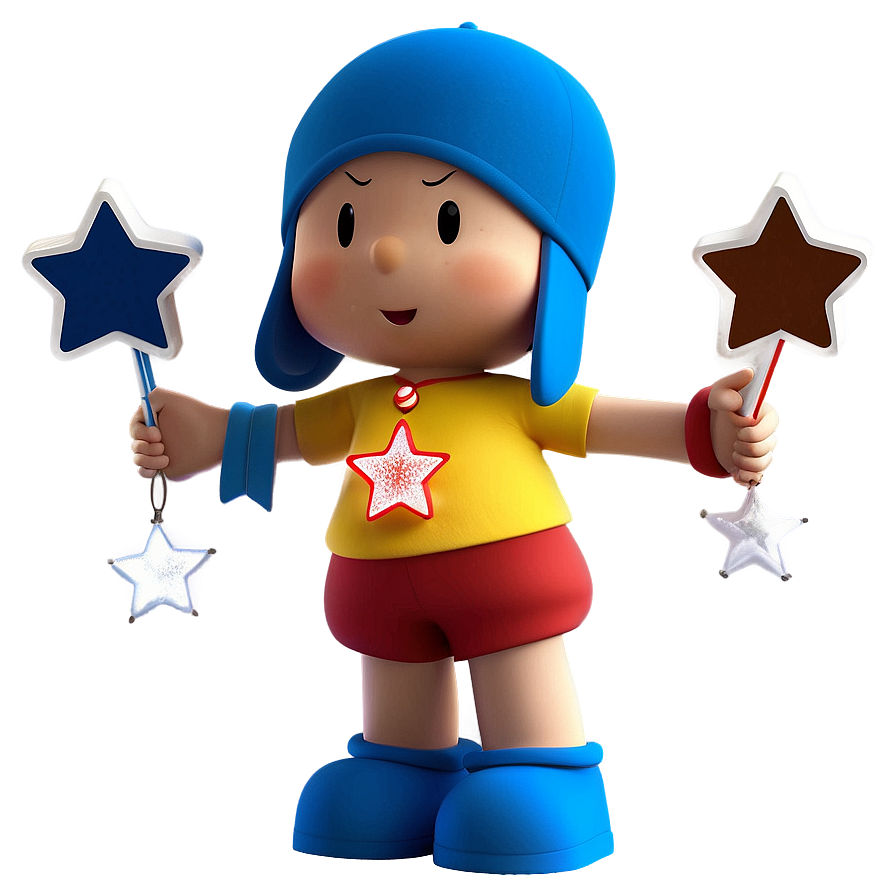 Pocoyo Holding A Star Png 76