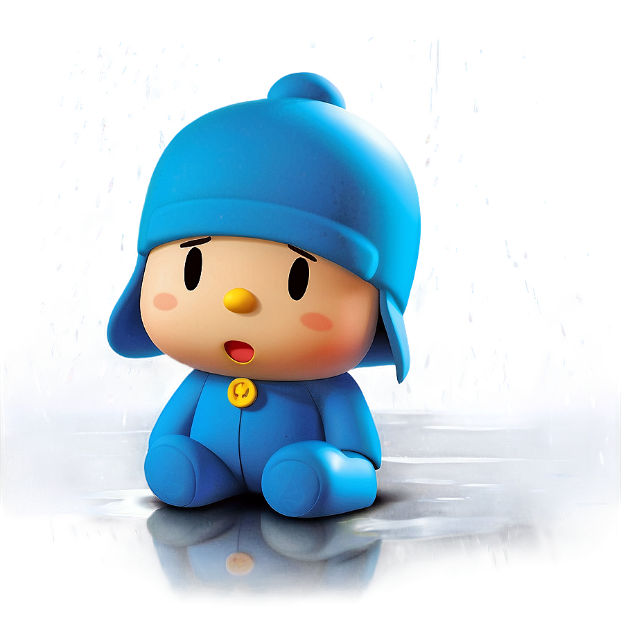 Pocoyo In The Rain Png Dln23