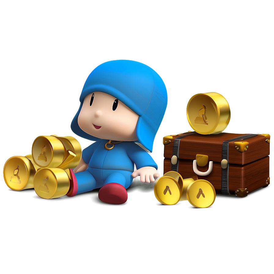 Pocoyo's Treasure Hunt Png Llk