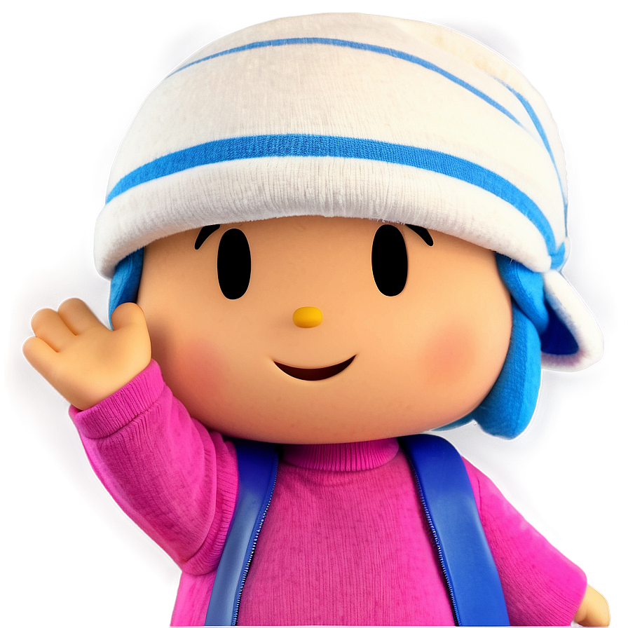 Pocoyo Waving Hand Png Pup64