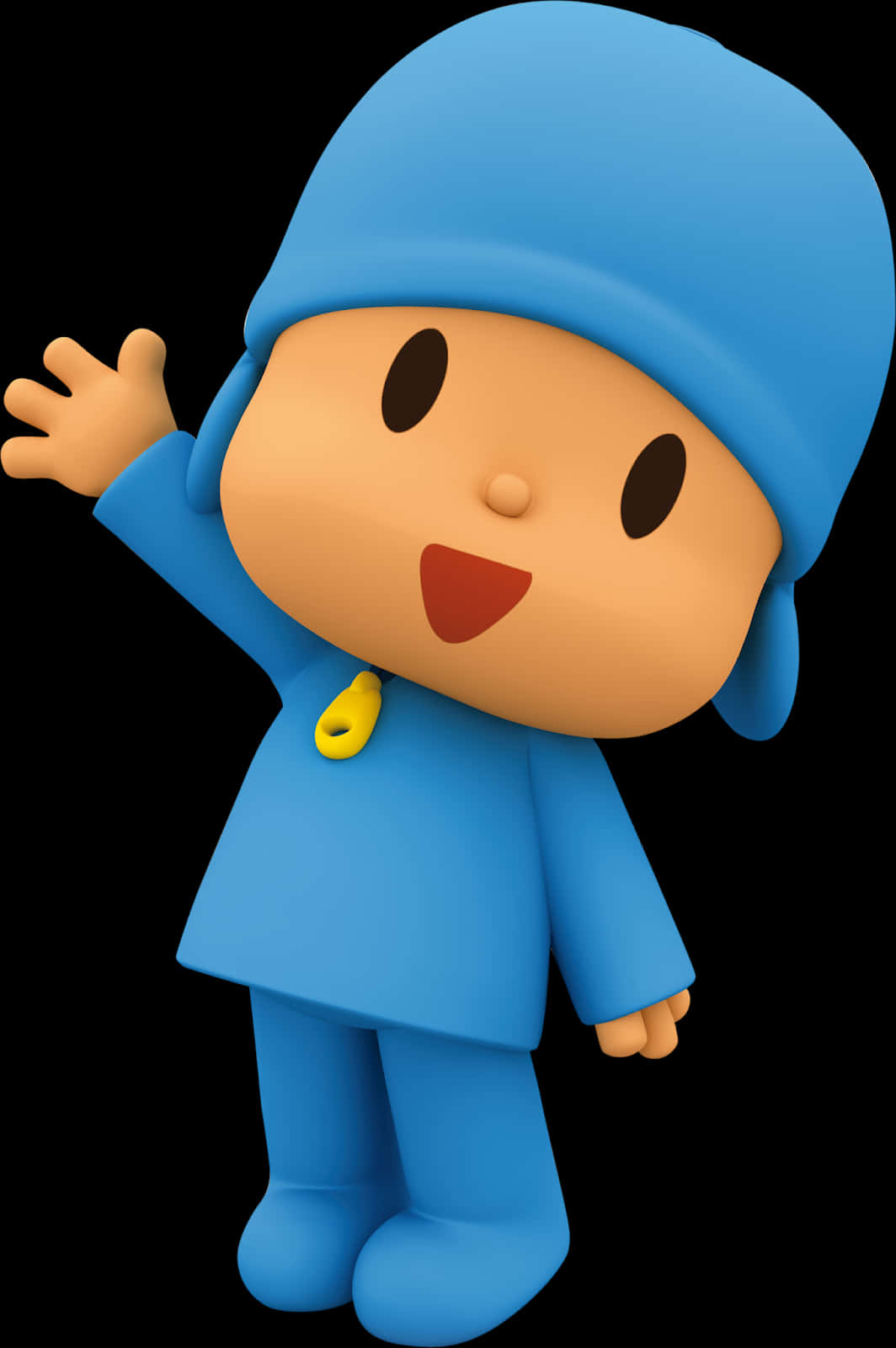 Pocoyo_ Waving_ Hello