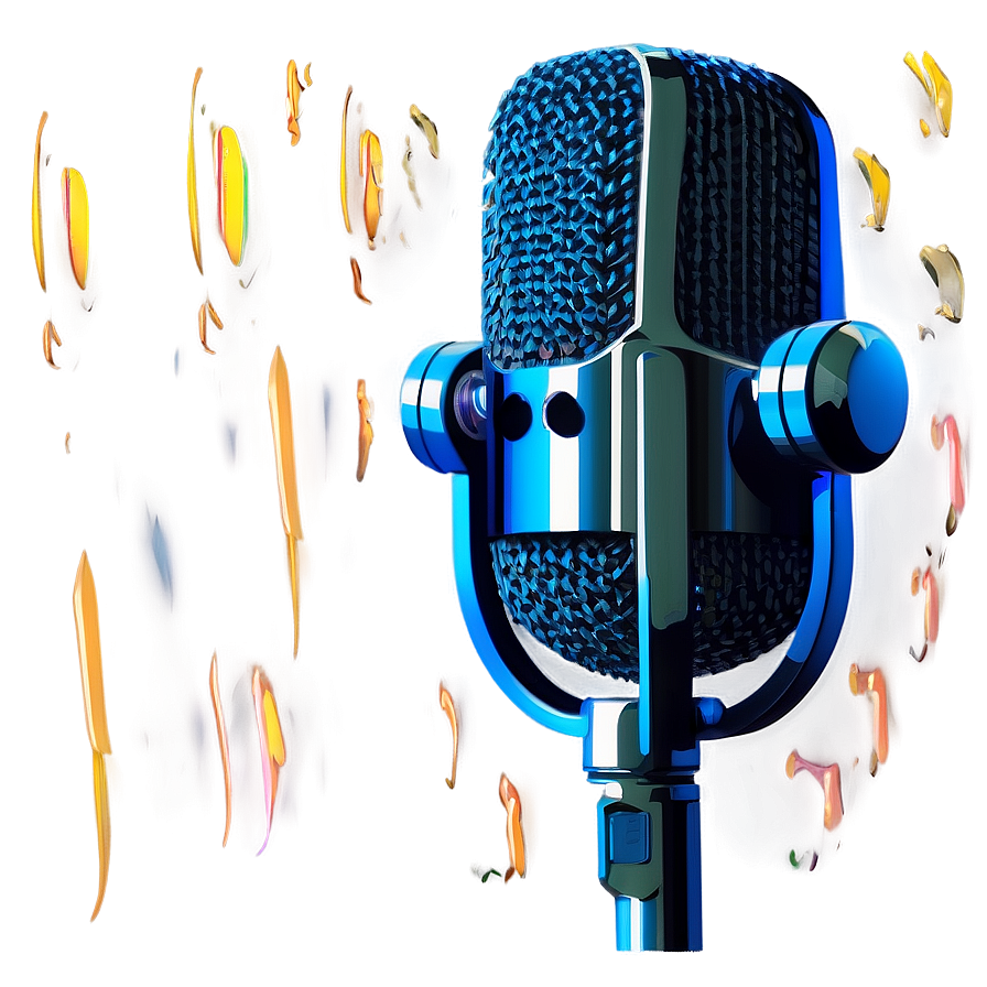 Podcast Mic With Mute Button Png 46