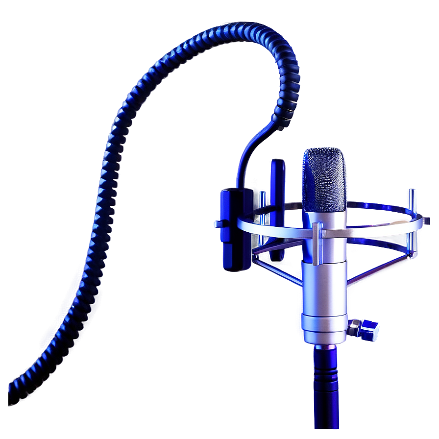 Podcast Mic With Pop Filter Png 23