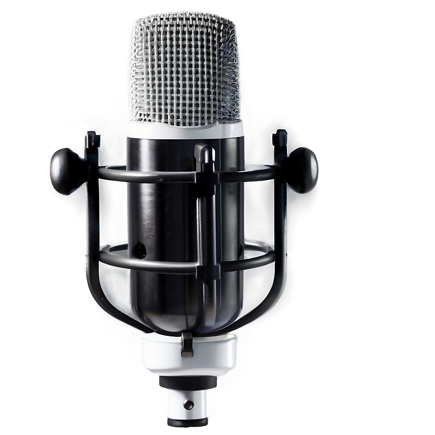 Podcast Microphone In Studio Setting Png 44