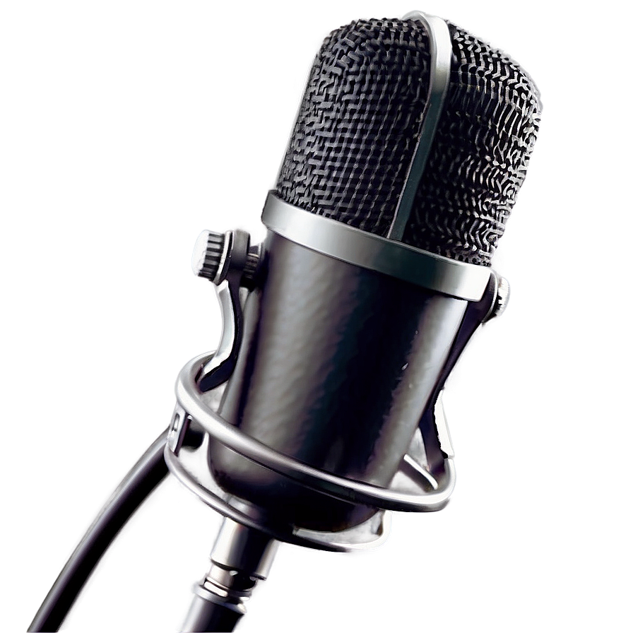 Podcast Microphone In Studio Setting Png 87