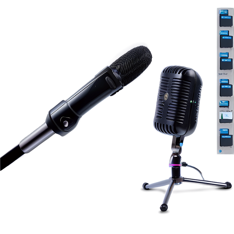 Podcast Studio Mic Setup Png Bmb