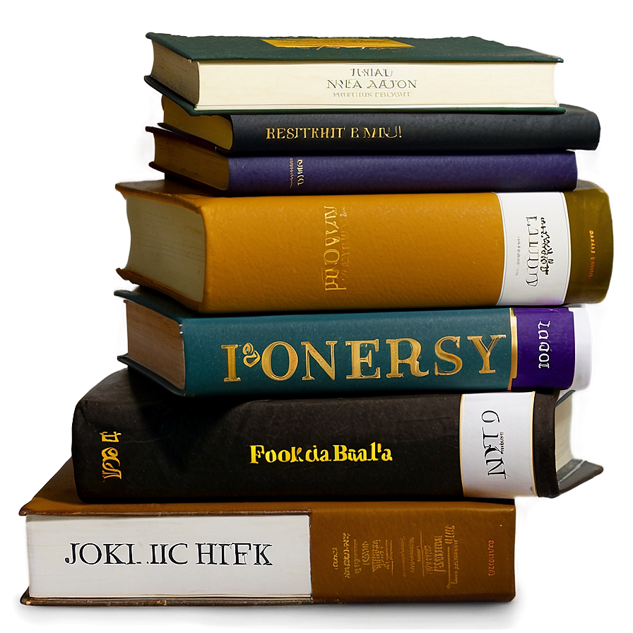 Poetry Books Stack Png Yml3