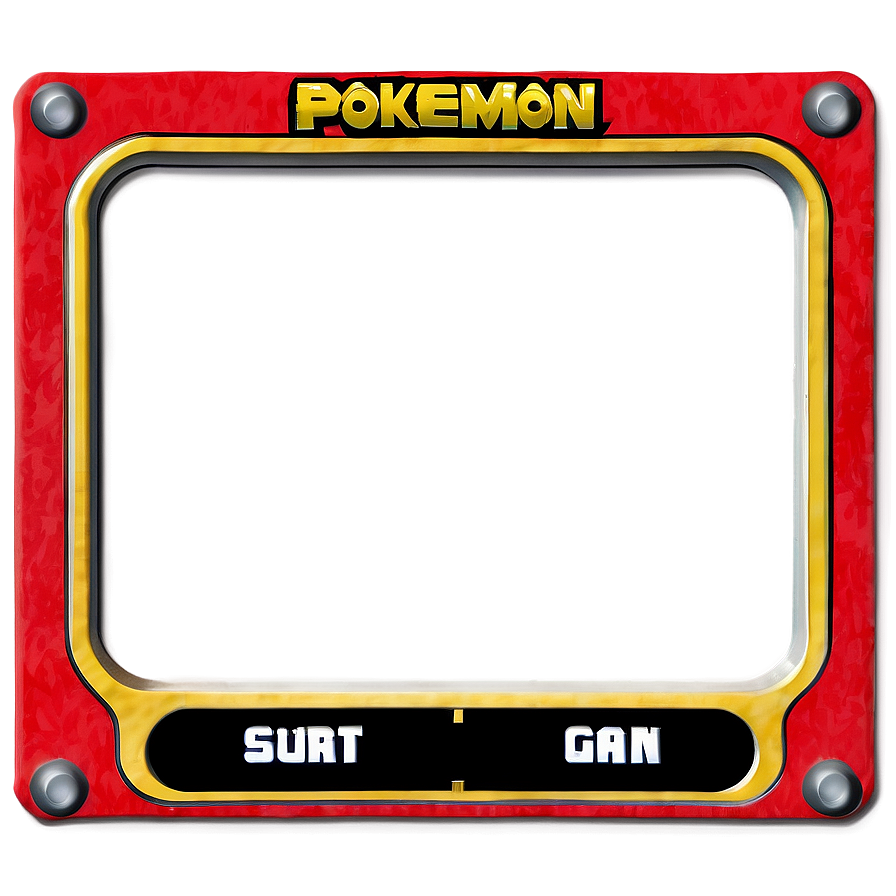 Pokemon Card Frame Template Png Xas12