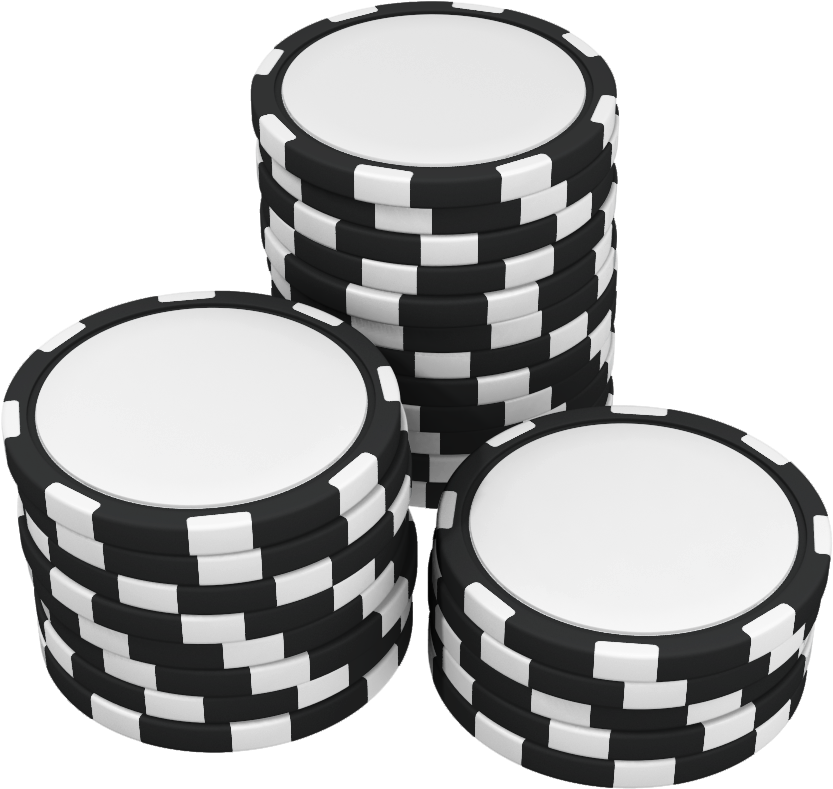 Poker Chips Stacked3 D Rendering