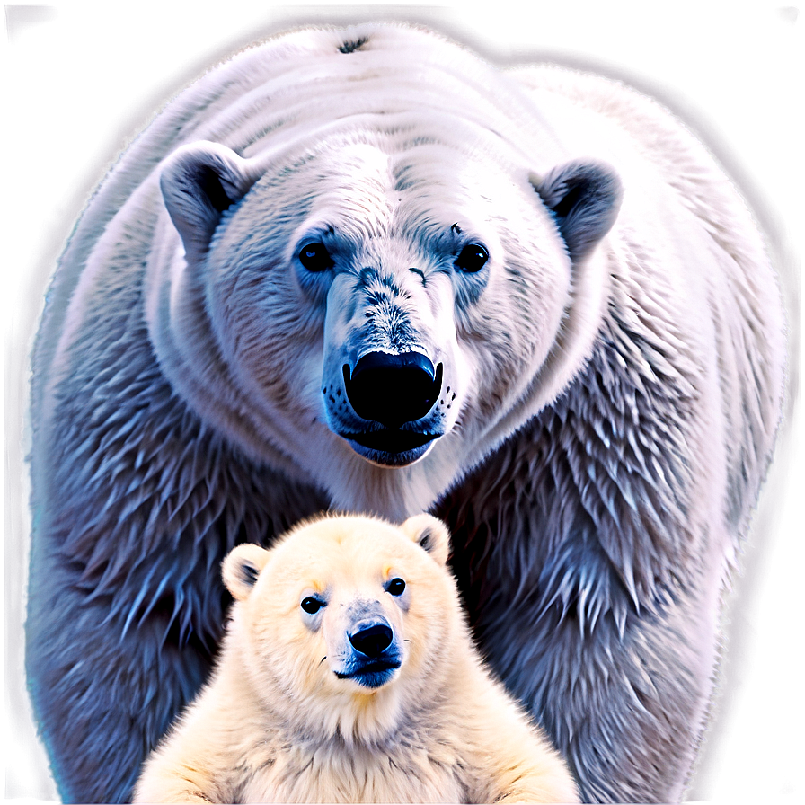 Polar Bear Family Png 05062024